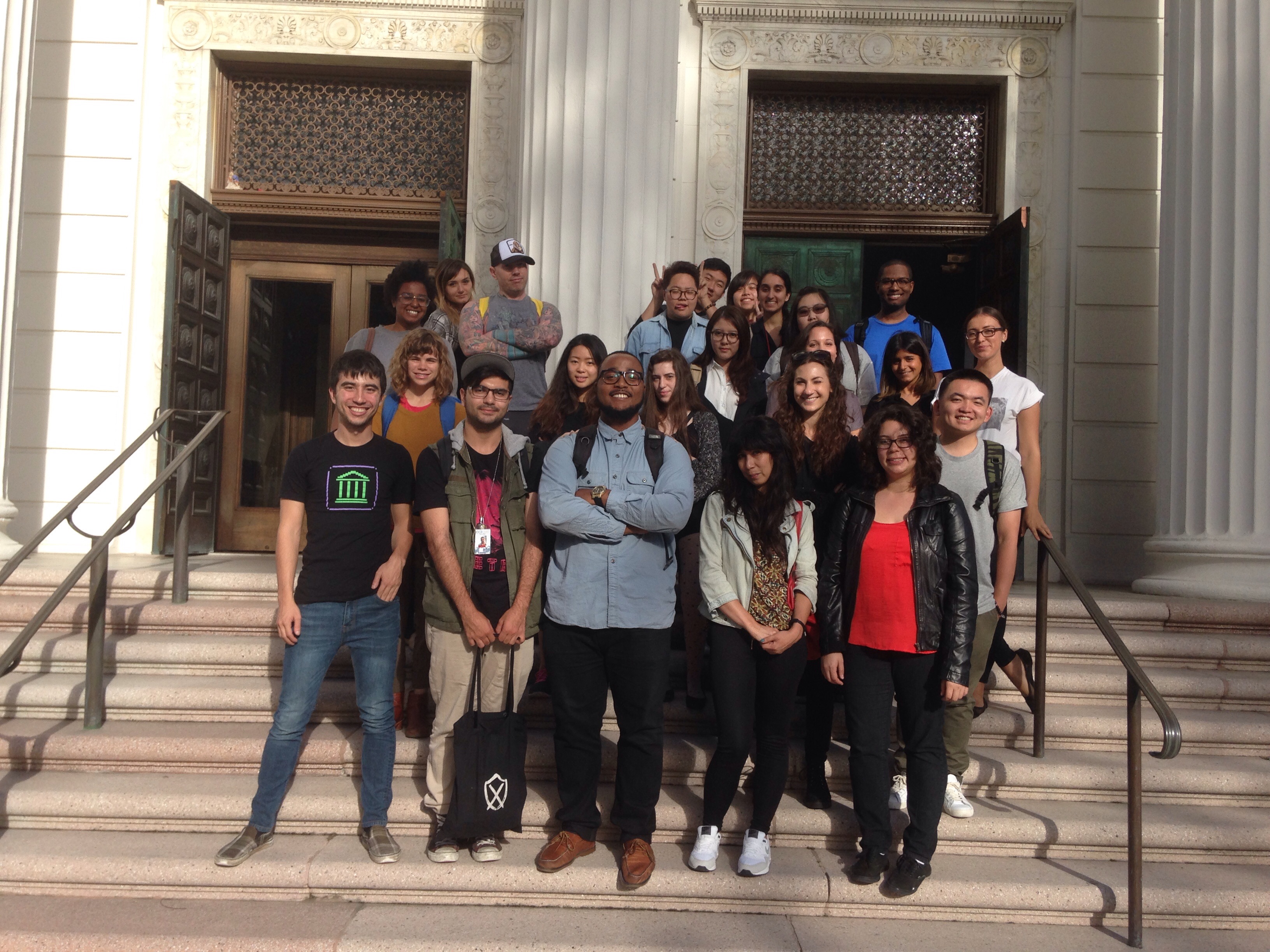 Class field trip to the Internet Archive